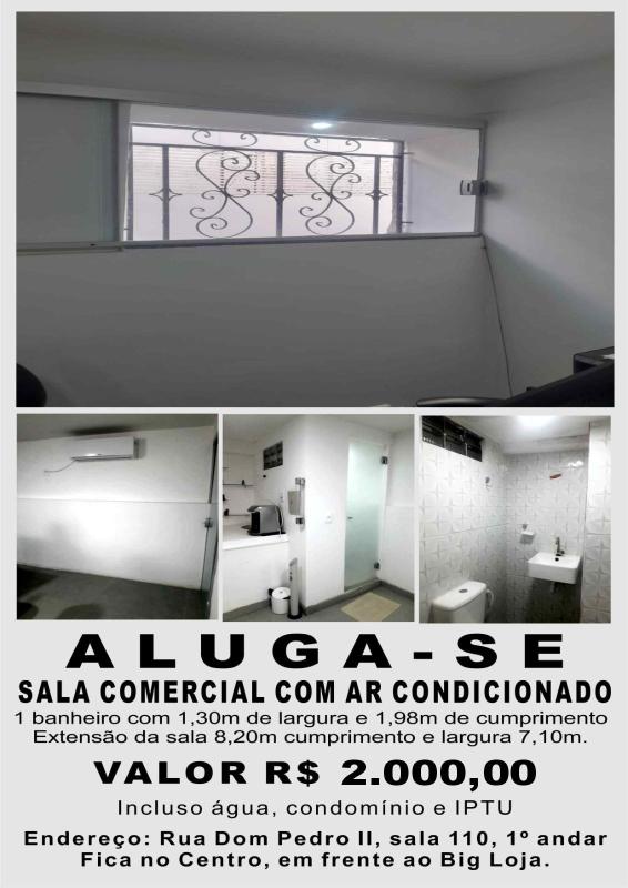 ALUGO SALAS COMERCIAIS